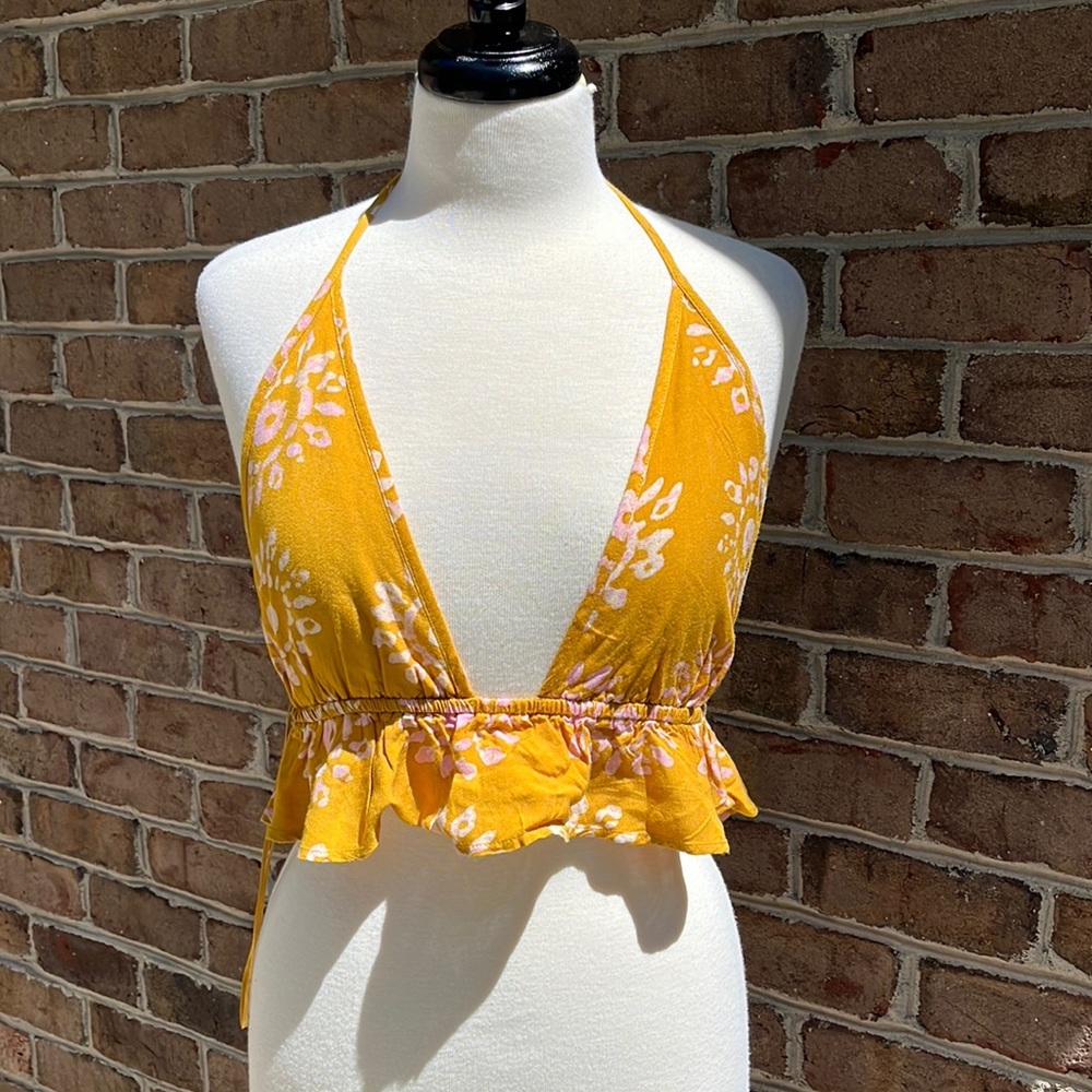 NWT! Urban Outfitters-Out from Under- tie Halter Top- Large